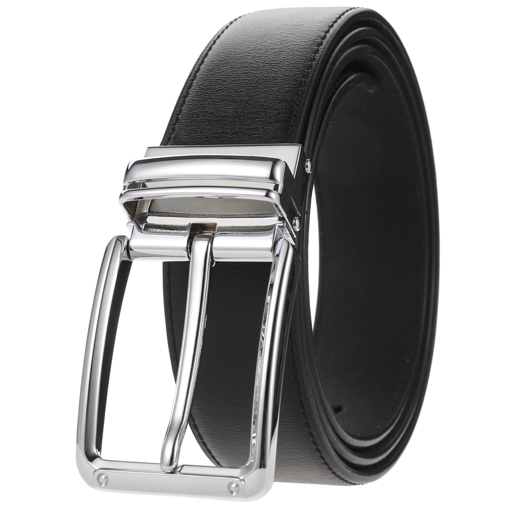 LY35-4060- Chrome buckle+black belt