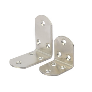 Support d'angle épaissi en acier inoxydable CN 45 65 85 en forme de L à 90 degrés pour fixation de meubles, finition polie durable - Product Image 4