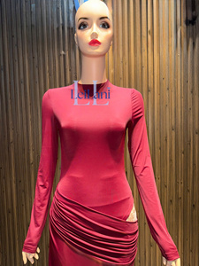 Elegant Regular Sleeve Ruched Maxi Dress-Sexy Cut-Out Waist Bodycon High Street Style Evening Wear for Women Cotton Spandex - Product Image 2