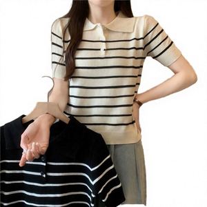 เสื้อผ้าผู้หญิง คอลเลคชั่นฤดูร้อน 2026 ใหม่ล่าสุด สไตล์หรูหรา เรียบง่าย ใช้งานได้หลากหลาย เสื้อยืดแขนกุดสองชั้น - Product Image 3