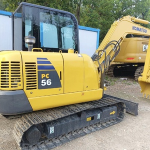 Excavadora Hidráulica Pequeña Usada Komatsu PC56 de 5 Toneladas de Alta Calidad, Motor Cummins, Bomba de Caja de Cambios PLC, Modelo 2021 - Product Image 6