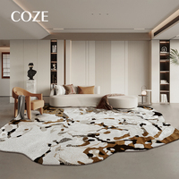 Style moderne, design unique, tapis irrégulier haut de gamme fait main pour salon et chambre à coucher, tapis sur mesure