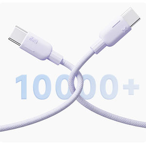 Câble de données tressé Maoxin 60W 27W USB-C vers USB-C, câble de charge ultra-rapide pour <span class=keywords><strong>iPhone</strong></span> 17 avec <span class=keywords><strong>enrouleur</strong></span> de câble mignon motif animal - Product Image 3