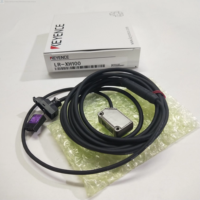 Sensor de Distancia Láser LR-XH100 con Precisión de mm/Sub-mm, Cable de 2m, Unidad Amplificadora de 100mm, Medición de Distancia y Posicionamiento