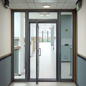 Fermetures <span class=keywords><strong>de</strong></span> portes <span class=keywords><strong>de</strong></span> <span class=keywords><strong>sécurité</strong></span> modernes à double pivot en acier forgé Fermetures <span class=keywords><strong>Entrée</strong></span> Supermarché Hôpital Prévention des incendies - Product Image 5