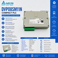 Controlador PLC Delta DVP08SM11N, Estándar Gold Seller, Buen Precio, Comunicación Modbus, Multivoltaje, Programación PLC, Nuevo y Original