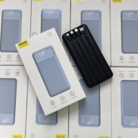 Batterie externe 10000 mAh, chargeur rapide Type-C 20W avec câble, batterie externe 10000 mAh pour téléphone portable