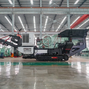 モバイルクローラ式砕石プラント石炭ボーキサイト材料処理ジョークラッシャークローラ式モバイルインパクトクラッシャーマシン - Product Image 2