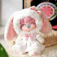Jouets en peluche interactifs IA pour l'éducation précoce des enfants, vente en gros, compagnon vocal de soutien émotionnel, poupée lapin blanc, jouet en peluche IA