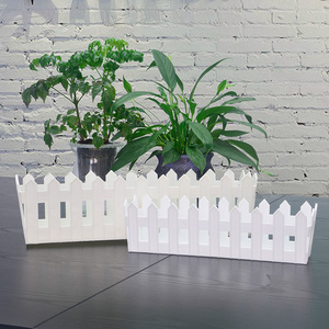High quality and hot selling in Amazon fashion designed rectangular plastic planter flower window box - Product Image 4