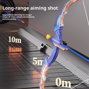 ชุดของเล่นธนูและลูกศรสำหรับเด็ก ชุดของเล่นธนูเรืองแสงพร้อมลูกศร เป้า และกระบอกใส่ลูกศร - Product Image 4