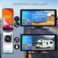 10.36 pouces IPS écran tactile 4 CH 1080P AHD CCTV camion sécurité conduite caméra DVR avec MP5 Blue-tooth