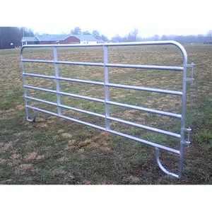USA Hot Selling 12 Ft Heavy Duty Portable Livestock stall Panel Fence / Horse Corral Fence Panels