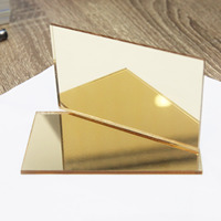Feuille de miroir de couleur acrylique 1220x1830mm 1220x2440mm 100% vierge résistant aux rayures pour la découpe Laser
