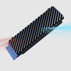 <span class=keywords><strong>PS5</strong></span> M.2 SSD Heatsink NVMe Heat Sink M2 2280 Solid State Hard Disk Joint de radiateur en aluminium avec coussin de refroidissement en silicone <span class=keywords><strong>thermique</strong></span> - Product Image 6