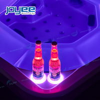 JOYEE Bain à remous acrylique le plus populaire pour 5 personnes, cascade Balboa, musique, prix abordable, spa, piscine, bains à remous hydro extérieurs