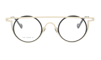 Nouvelle vente flash, lunettes de soleil élégantes et uniques en titane pur 7757, monture ronde vintage colorée unisexe