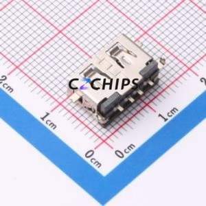 HX 8.5 CB1.9ZB <b>USB</b> <b>Connector</b> SMD <b>Connector</b> ( <b>Connector</b> Type: Type-A )( Protocol Standard: <b>USB</b> 2.0 )( Gender: Female ) - Product Image 2