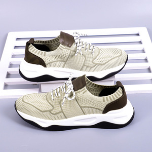 Chaussures de randonnée en mesh pour hommes, bout rond, respirantes, semelle extérieure en caoutchouc, semelle intermédiaire en EVA, légères, pour l'automne, baskets décontractées - Product Image 3
