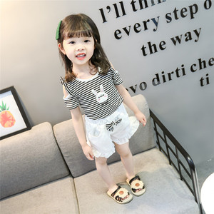 Conjuntos de Ropa para Niña, Blusas con Lazos, Camisetas Infantiles y Pantalones Deportivos Lisos al por Mayor desde China - Product Image 4