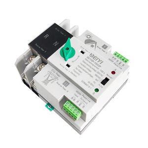 Interruptor de transferencia de doble Polo de grado Pc de carril Din 220V 100 Amp DC PV interruptor de cambio automático Solar - Product Image 2