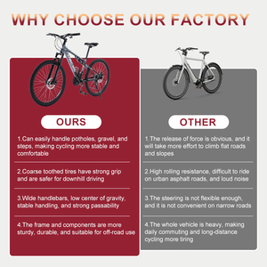 Prix d'usine Vélo de montagne en alliage d'aluminium 26/27,5 pouces 21/24/27 vitesses Sepeda Gunung Bicicleta Cycle pour hommes et femmes - Product Image 6