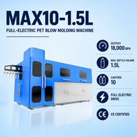 Machine de soufflage entièrement électrique 10 cavités 1,5 L 18 000 BPH Économie d'énergie 50 % Bouteille d'eau PET Marquage CE