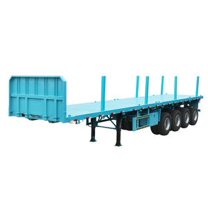 Semi-<span class=keywords><strong>remorque</strong></span> arrière à 4 essieux de 60 à 120 tonnes pour le transport de marchandises en vrac - Product Image 1