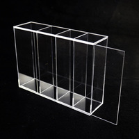 Boîte acrylique Boîte de présentation transparente pour jouets Étagères de présentation à collectionner en plexiglas à 4 couches Boîtes de poupées transparentes en gros