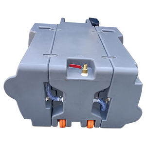 Lavabo de mano móvil de doble cara con ruedas, estación portátil de lavado de manos - Product Image 3