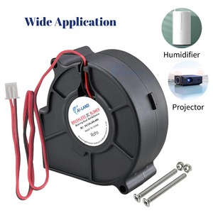 Ventilador Turbo de Plástico de 75 mm, Fabricante Directo OEM/ODM, Motor sin Escobillas de 7530, CC 12V/24V, Enfriador de Chorro de Alta Presión - Product Image 4