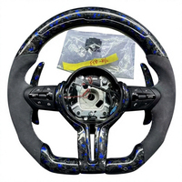 Volant de direction à fond plat en fibre de carbone LED pour BM/W G30 G31 G38 G05 X5, accessoires de course et de mise à niveau