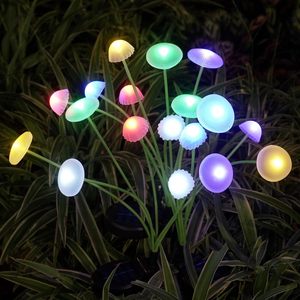 Lampe solaire LED en forme de champignon étanche IP65 pour extérieur, jardin, patio, paysage, ambiance décorative, fête, cour, villa - Product Image 1