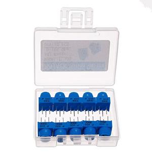 BOJACK 10K Ohm planche à pain garniture potentiomètre bouton bleu <span class=keywords><strong>3</strong></span> bornes broches résistances variables Pack 10 pièces pour <span class=keywords><strong>Arduino</strong></span> P103 - Product Image 3