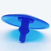 Valve parapluie pneumatique unidirectionnelle miniature en caoutchouc silicone de qualité médicale avec raccord Luer Lock, certifiée ISO9001, pression 10-25 bars
