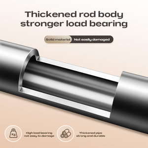 Tringle télescopique intérieure <span class=keywords><strong>sans</strong></span> perçage de 40 à 72 pouces, tringle à <span class=keywords><strong>rideau</strong></span> de séparation de salon, support - Product Image 3
