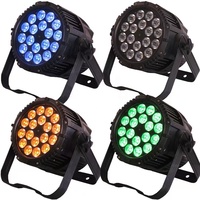 HT 18x18 Ip65 étanche extérieur 36Led plat Dmx512 Par lumière matricielle Led Slim 18 pièces barre de lavage 45 degrés Rgb Dj scène projecteurs