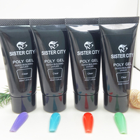 Vente en gros ODM/OEM – Gel UV Polygel 48 couleurs pour extension d'ongles, style français DIY, non toxique et écologique