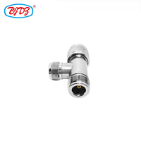 Fabricant T Type 3 voies T splitter Connecteur Tee N Type Fiche mâle vers double N femelle Jack tee connecteur RF Coax Coaxial Adaptateur