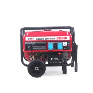 epa certified gasoline portable generators 3kw key start generator single phase generator