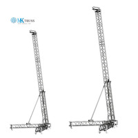 Aluminio al aire libre usado móvil simple objetivo post altavoz Torre soporte truss