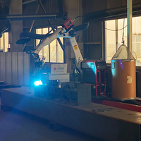 Nouvelle tête de robot de soudage PLC automatique intelligente 6 axes Raintech pour soudure à l'arc immergé avec suivi de la couture, pour applications industrielles et de bâtiment léger à lourd