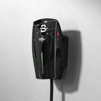 Borne de recharge murale pour véhicules électriques BENY IP65 3 phases 400V AC 22kW OCPP1.6 32A avec courant réglable et câble de 5m