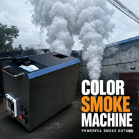 Machine à fumée colorée 3500W pour Baby Shower, Mariage, Fête, DJ, Révélation du Sexe, Festival - Jet de brouillard liquide DMX