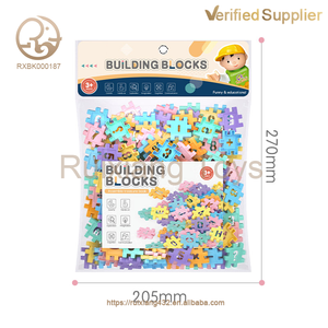 Fourniture d'usine <span class=keywords><strong>en</strong></span> gros bricolage pas cher bricolage bloc de connexion jouets <span class=keywords><strong>en</strong></span> plastique bloc de construction ensemble <span class=keywords><strong>math</strong></span>ématiques alphabet carré blocs de construction - Product Image 6