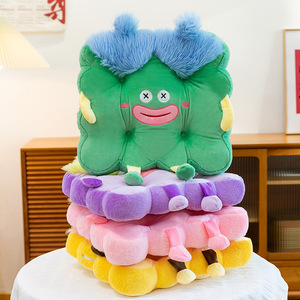 Cojín de Asiento de Felpa con Diseño de Animalitos Adorables, Nuevo Diseño Creativo, Cojín de Felpa Suave, Decoración para el Hogar, Regalos para Niños y Adultos - Product Image 4