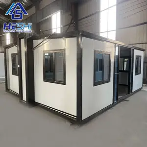 Ready To Move In 2 Bedroom Mini Prefab Luxury Villa Light Steel Prefabricated Tiny Container Home Portable Expandable House