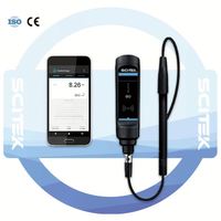 SCITEK 0.00~20.00mg/L Meter Oksigen Terlarut Portabel dengan Kalibrasi 1 atau 2 Titik Kompensasi Suhu Otomatis