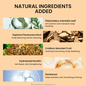 Salicylat Dầu Gội Đầu Chống Gàu 480Ml Nhãn Hiệu Riêng Bạc Hà Khoáng Sản Làm Sạch Sâu Làm Sạch Làm Mới Pyrrolidone Ethanolamine Muối - Product Image 5