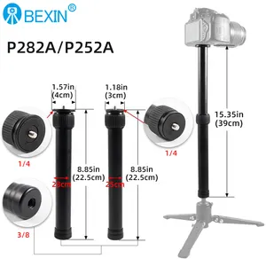 Extendable Aluminum Adjustable Handheld Monopod Extension Rod Selfie Stick for DJI Osmo Pocket 2/OSMO Pocket/GoPro Hero